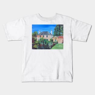 Scottish Country Garden And Cottage Kids T-Shirt